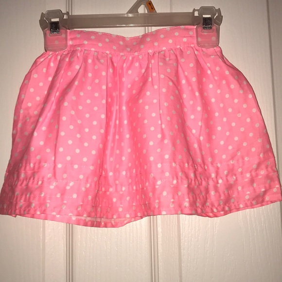 Carter’s Pink w/ white polka dot skirt - Picture 1 of 2